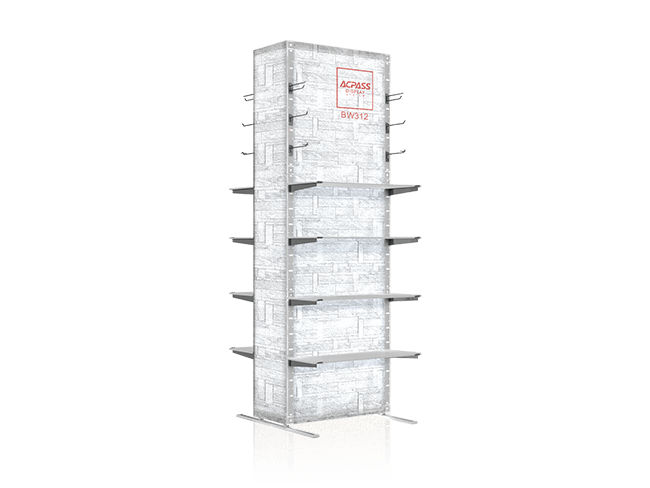 SEG Pop up Slatwall BW312