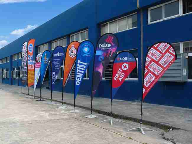 Flying Banner Fabric Graphic