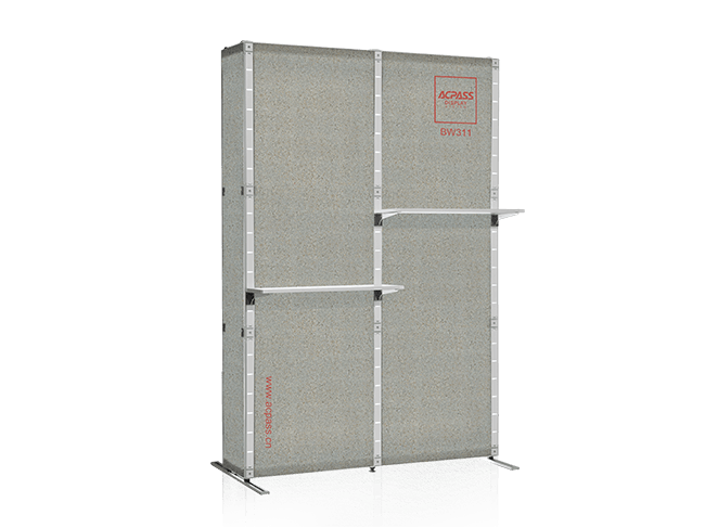 SEG Pop up Slatwall BW311