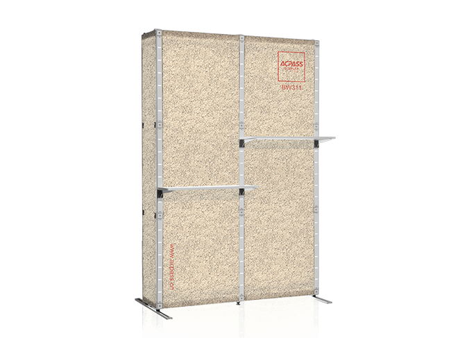 SEG Pop up Slatwall BW311