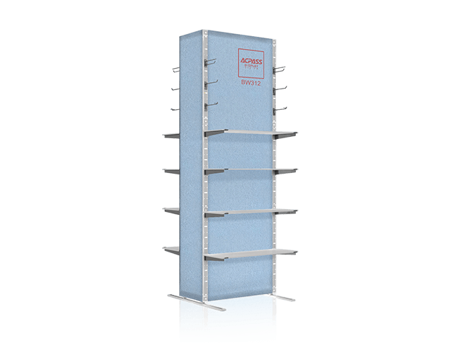 SEG Pop up Slatwall BW312