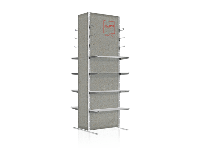 SEG Pop up Slatwall BW312
