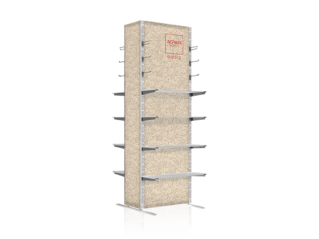 SEG Pop up Slatwall BW312