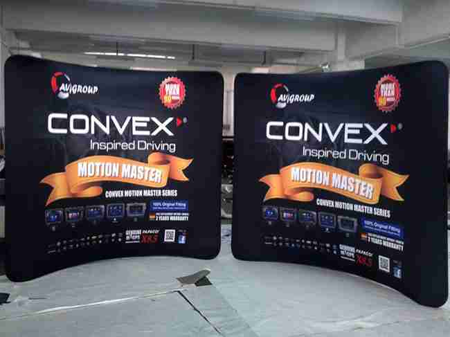 Tension fabric display
